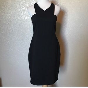 Back with gold zipper dress